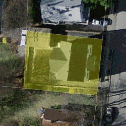 59 Allison St, Newton MA  02458-1044 aerial view