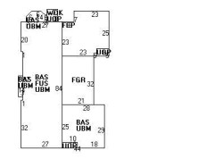 104 Adams Ave, Newton MA  02465-1004 floor plan