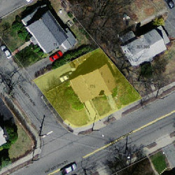 775 Watertown St, Newton MA 02465-2143 aerial view