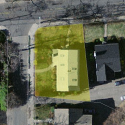 6 Sumner St, Newton MA 02459-1641 aerial view