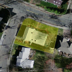 215 Hartman Rd, Newton MA 02459-2814 aerial view