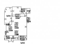 997 Beacon St, Newton MA  02459-1722 floor plan