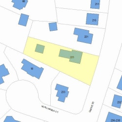 225 Grove St, Newton MA 02466-2271 plot plan