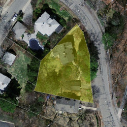 16 Islington Rd, Newton MA 02466-1006 aerial view