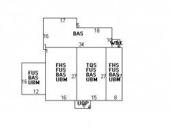 11 Merton St, Newton MA  02458-2221 floor plan