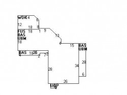 25 Prairie Ave, Newton MA  02466-2103 floor plan