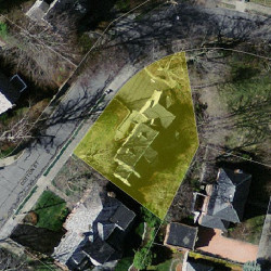 76 Cotton St, Newton MA 02458-2622 aerial view