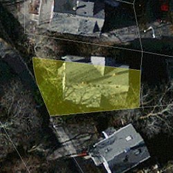 36 Oakland St, Newton MA  02458-1848 aerial view