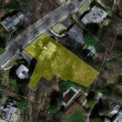 71 Oldham Rd, Newton MA  02465-2328 aerial view