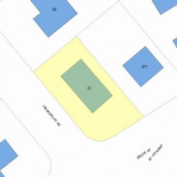 68 Pierrepont Rd, Newton MA 02462-1127 plot plan