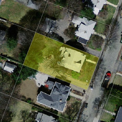 39 Hinckley Rd, Newton MA  02468-1723 aerial view