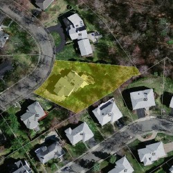 50 Farina Rd, Newton MA 02459-2860 aerial view