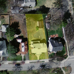 849 Commonwealth Ave, Newton MA  02459-1037 aerial view