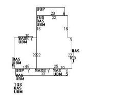 120 Webster St, Newton MA  02465-1820 floor plan