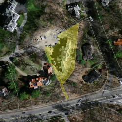 57 The Ledges Rd, Newton MA 02459-2072 aerial view