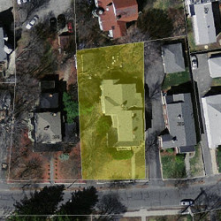 393 Newtonville Ave, Newton MA  02460-1928 aerial view