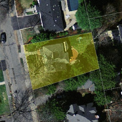 56 Kenwood Ave, Newton MA 02459-1440 aerial view