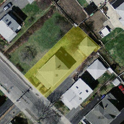 20 Adams St, Newton MA 02460-1203 aerial view