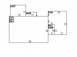 45 Pine Ridge Rd, Newton MA  02468-1616 floor plan