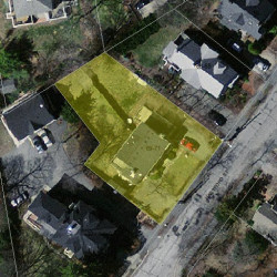 71 Hartford St, Newton MA 02461-1540 aerial view