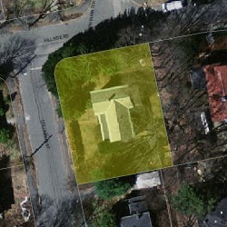 6 Columbus St, Newton MA 02461-1418 aerial view