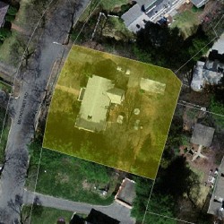 50 Metacomet Rd, Newton MA  02468-1465 aerial view