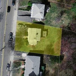 188 Dedham St, Newton MA 02461-2118 aerial view