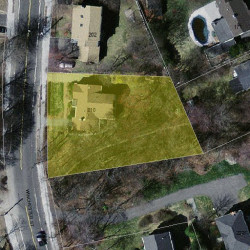 210 Winchester St, Newton MA  02461-2034 aerial view