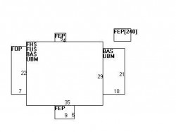 41 Converse Ave, Newton MA 02458-2503 floor plan