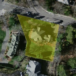 186 Sargent St, Newton MA 02458-2345 aerial view