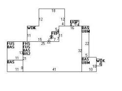 1727 Beacon St, Newton MA 02468-1401 floor plan
