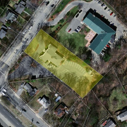 1672 Washington St, Newton MA 02465-2235 aerial view