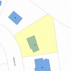 50 Oakmont Rd, Newton MA  02459-2531 plot plan
