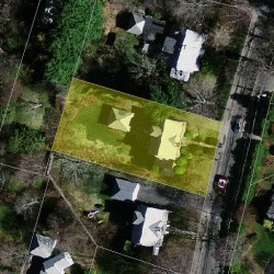 385 Waverley Ave, Newton MA 02458-2720 aerial view
