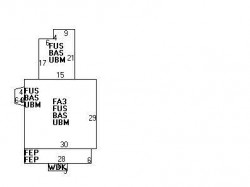 1079 Washington St, Newton MA 02465-2118 floor plan