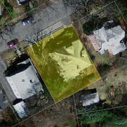 14 Oak Ter, Newton MA 02461-1409 aerial view