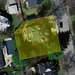 27 Orient Ave, Newton MA 02459-1425 aerial view