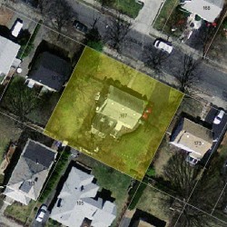 167 Adams Ave, Newton MA 02465-1551 aerial view