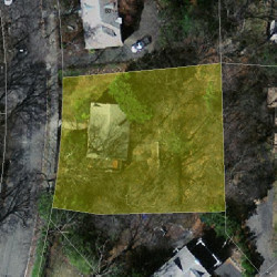 66 Grove Hill Ave, Newton MA  02460-2335 aerial view