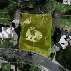 20 Mandalay Rd, Newton MA 02459-1319 aerial view