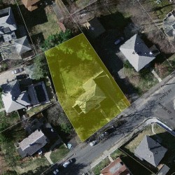 57 Chase St, Newton MA  02459-2213 aerial view