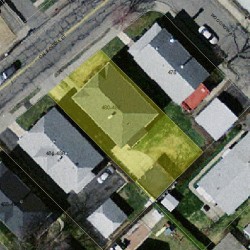 482 California St, Newton MA  02460-1254 aerial view