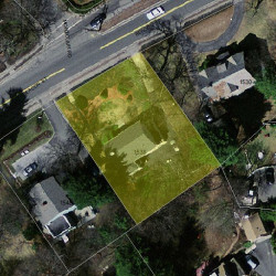 1538 Beacon St, Newton MA  02468-1508 aerial view