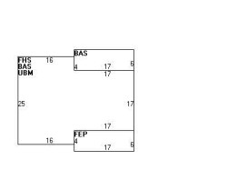 23 Smith Ave, Newton MA  02465-1543 floor plan