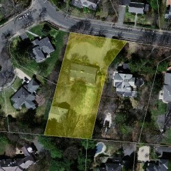 165 Highland St, Newton MA 02465-2431 aerial view