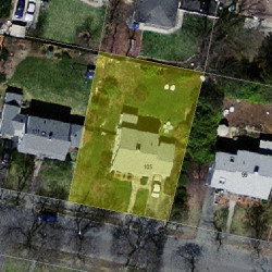 105 Fairway Dr, Newton MA 02465-1714 aerial view