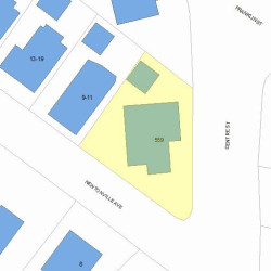 559 Centre St, Newton MA 02458-2347 plot plan