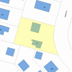 33 Bemis Rd, Newton MA 02460-1204 plot plan