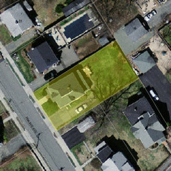75 Prairie Ave, Newton MA  02466-1614 aerial view