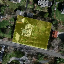 27 Sargent St, Newton MA  02458-2317 aerial view